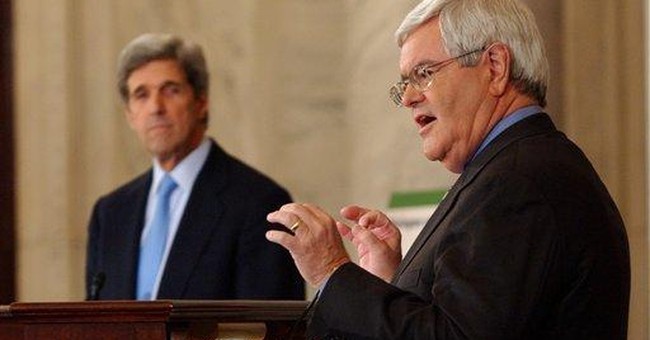 Gingrich and Thompson: The men who aren't there